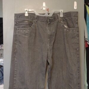 MEN'S red ape gray jeans size 40×32 Y2K streetwear